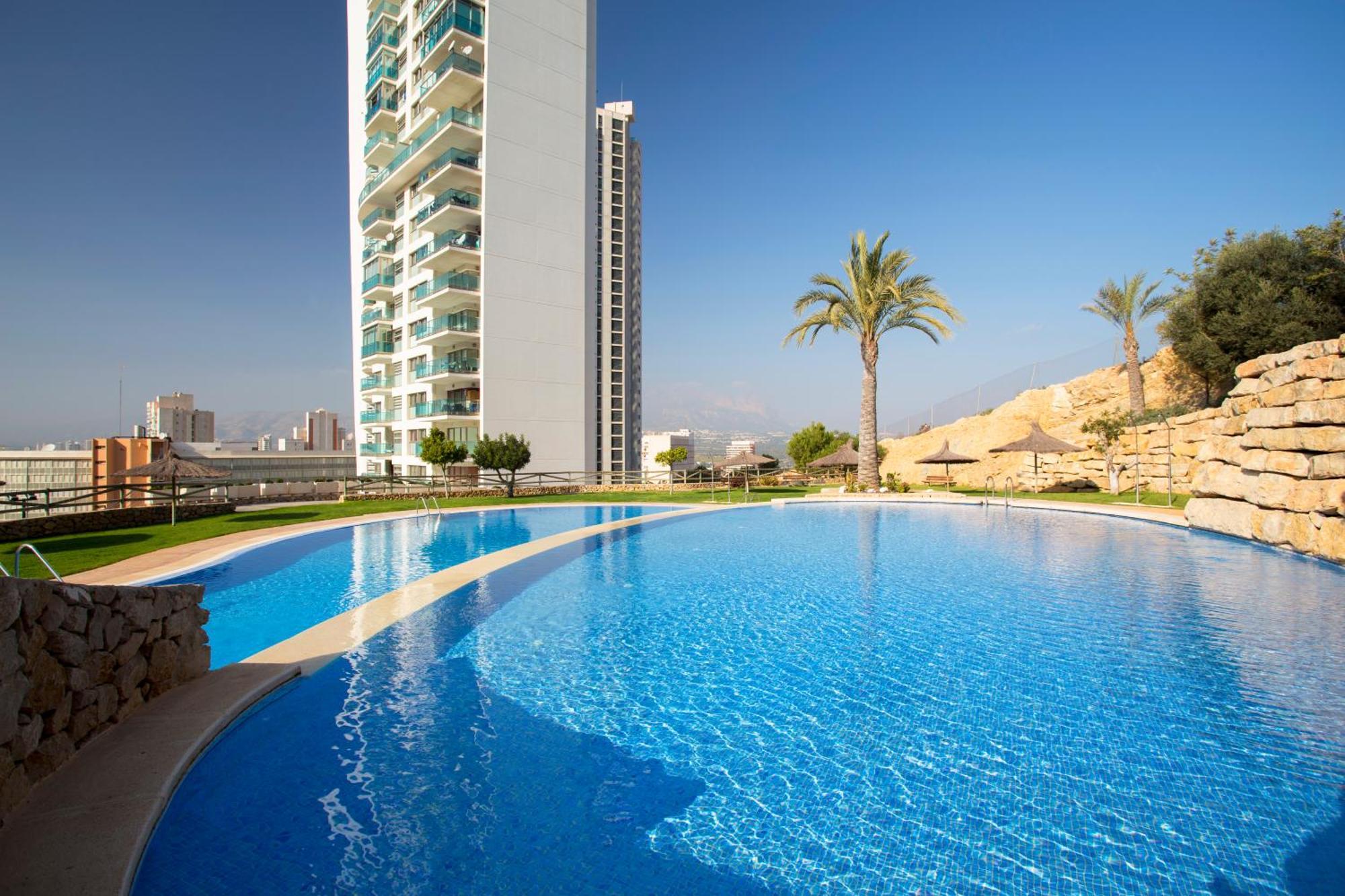 Planta 28 - 2 Dormitorios Con Vistas Benidorm Kültér fotó